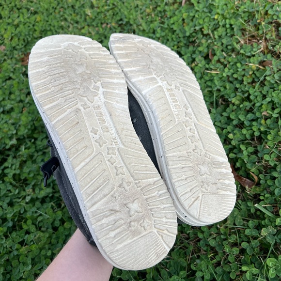 Hey Dude Men’s Wally Stretch Black & Grey Comfy Western Slip on Shoes Size 11 - Picture 5 of 10